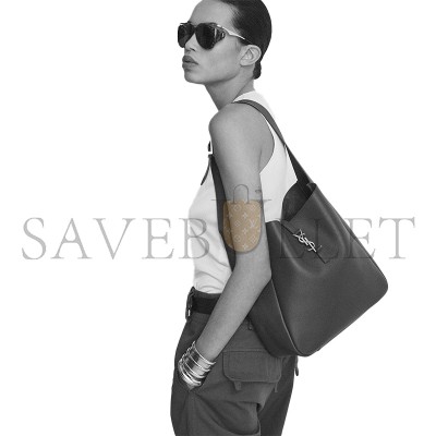 YSL LE 5 À 7 SUPPLE LARGE IN GRAINED LEATHER 753837AAAUQ1000 (30*31*13cm)